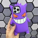 3D Silicone Gengar iPhone Case